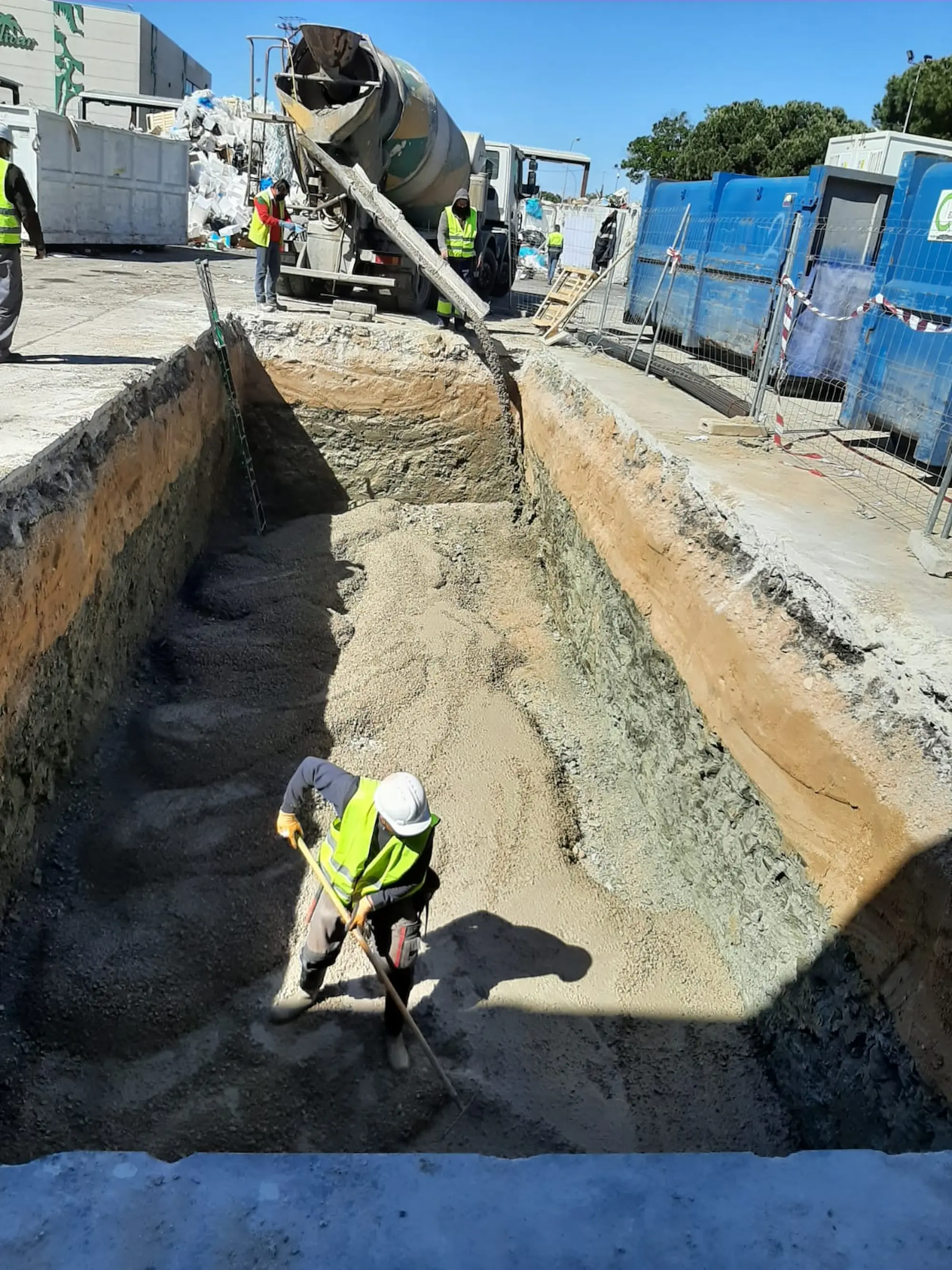 Proyecto ampliación planta tratamiento de residuos ecoarea Mercamadrid.