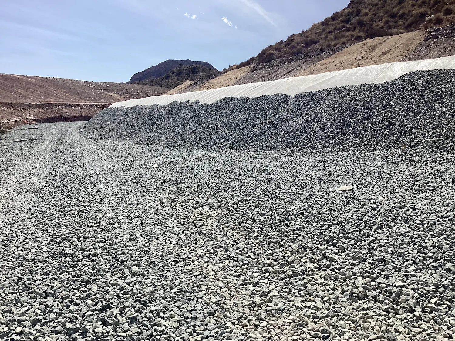 Proyecto de construcción talud celda no 4 CTRA.